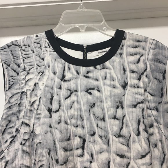 Helmut Lang Silk Annex Printed Mini Dress - Picture 5 of 15